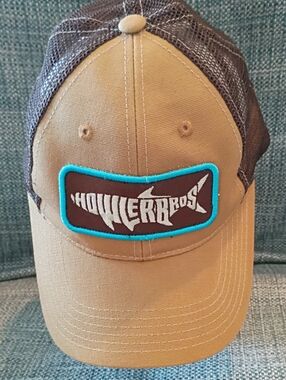 Howler Brothers Brown and Turquoise Patch Trucker Hat
